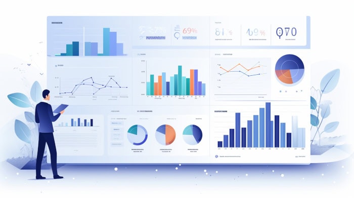 Data Sheet mit verschiedenen Diagrammen zur Anschaulichkeit