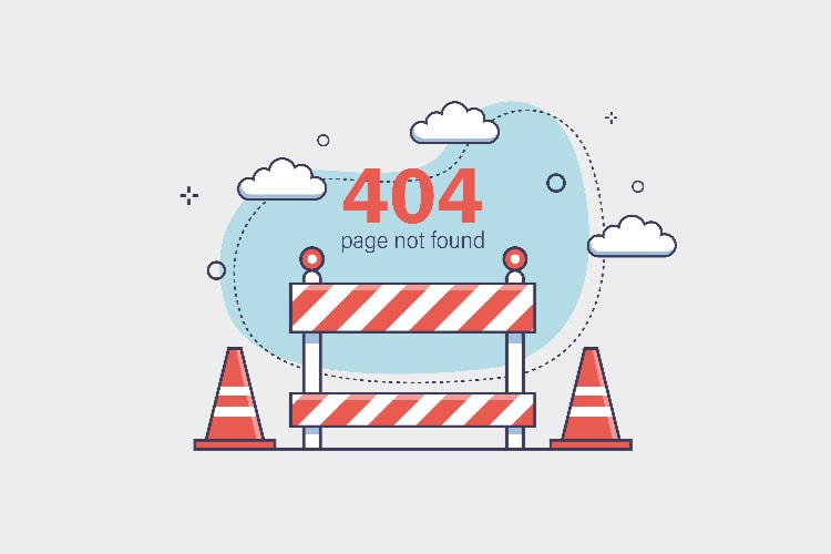 Beispiel einer 404 Fehler Seite