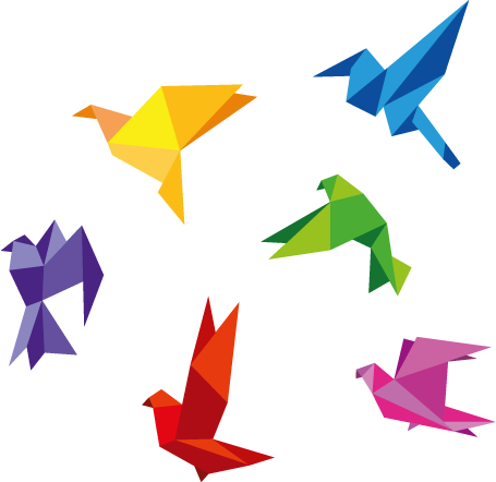Werbeagentur Erfurt Origami-Vögel
